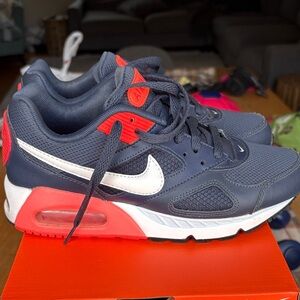 Nike AirMax Women’s Sneakers - Navy and Bright Orange/Coral